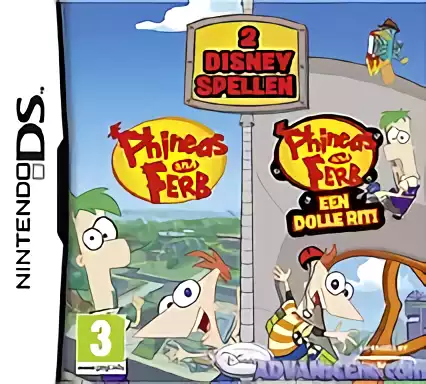 Image n° 1 - box : Phineas and Ferb - 2 Disney Games (DSi Enhanced)